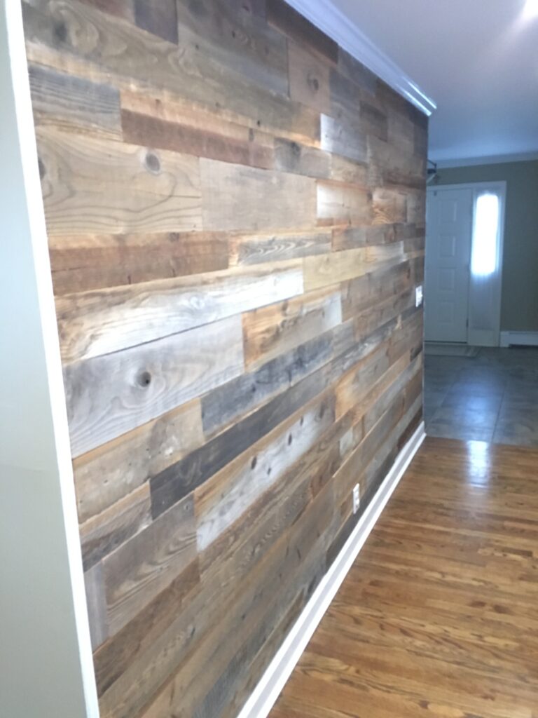 Accent Wall Variegated Wood