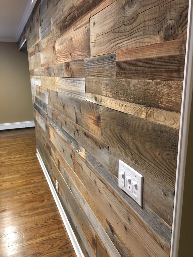 Accent Wall Variegated Wood