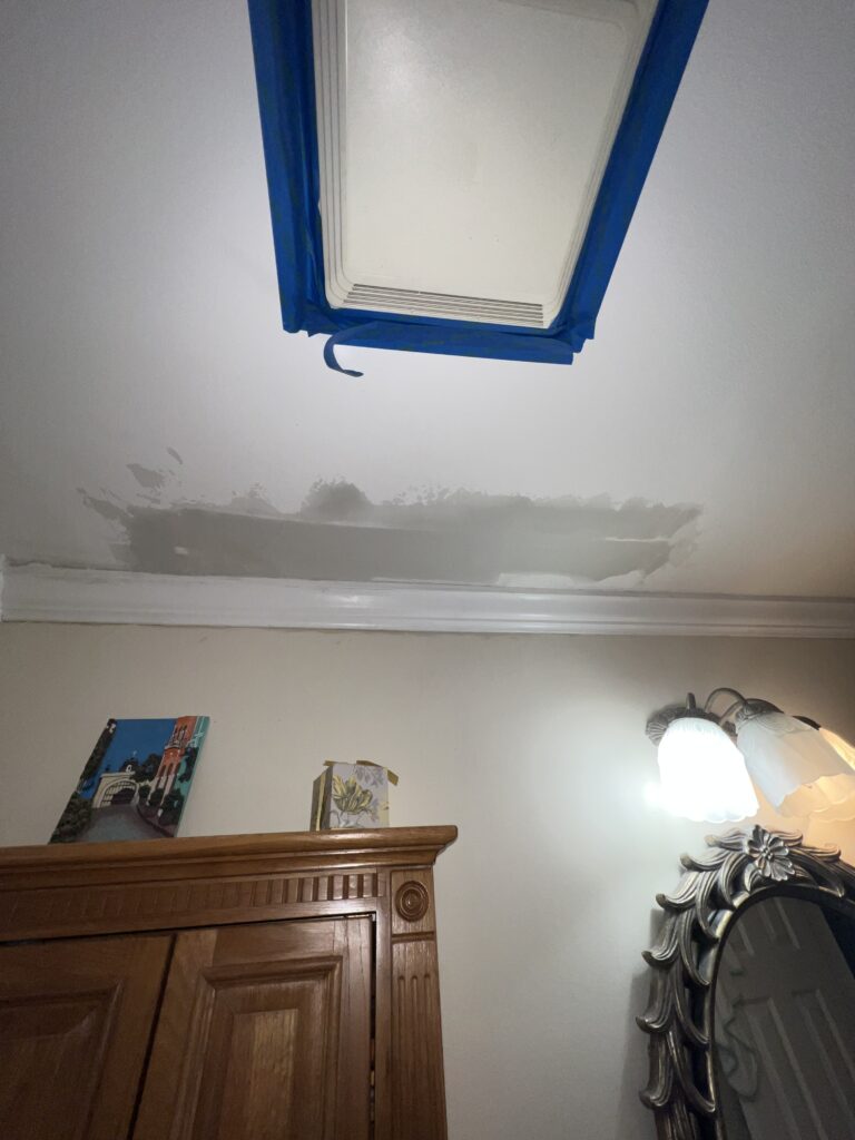 Walls and Ceiling Before