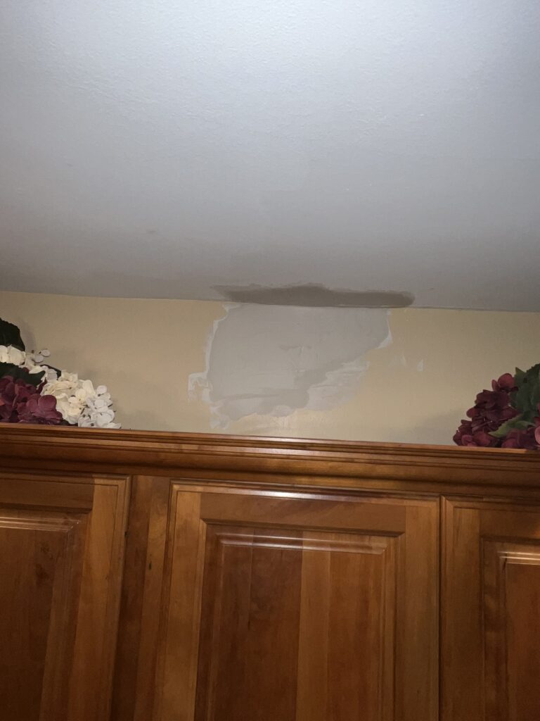 Walls and Ceiling Before